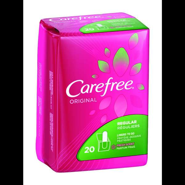 Carefree Pantiliner Regular Scented W/ Baking Soda, PK360 06985